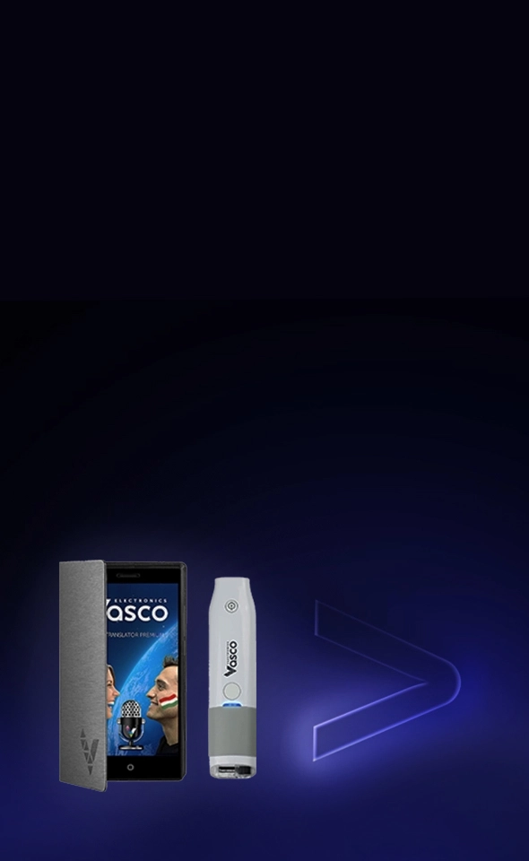 Vasco Translator Premium 5” – en handhållen översättningsenhet.